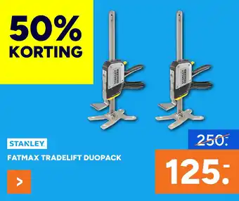 BOUWMAAT Fatmax Tradelift Duopack aanbieding