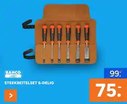 BOUWMAAT Steekbeitelset 6-Delig aanbieding