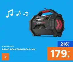 BOUWMAAT Radio rocktagon Oct-18v aanbieding