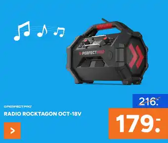 BOUWMAAT Radio rocktagon Oct-18v aanbieding