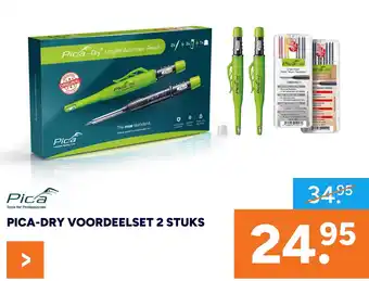 BOUWMAAT Pica-d-Dry Voordeelset 2 Stuks aanbieding