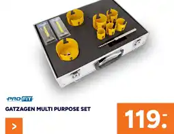 BOUWMAAT Gatzagen multi purpose set aanbieding