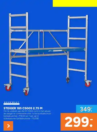 BOUWMAAT Steiger 185 c5005 2.75 M aanbieding