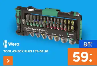 BOUWMAAT Tool-Check Plus 1 39-Delig aanbieding
