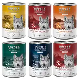 Zooplus 6x400g Adult The Taste Of - Wolf of Wilderness graanvrij natvoer honden aanbieding