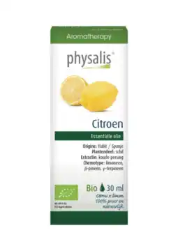 De Online Drogist Physalis Aromatherapy Citroen Essentiele Olie Bio aanbieding