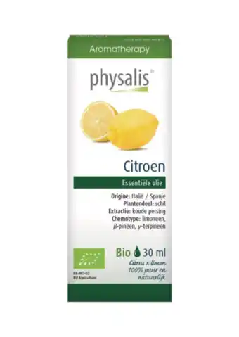 De Online Drogist Physalis Aromatherapy Citroen Essentiele Olie Bio aanbieding