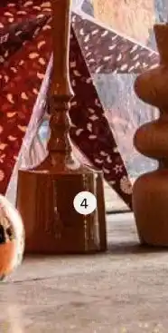 Intratuin Kandelaar Heros. Bruin, Ø9 cm. aanbieding