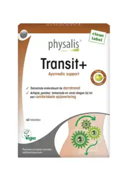 De Online Drogist Physalis Transit+ Ayurvedic Support Tabletten aanbieding