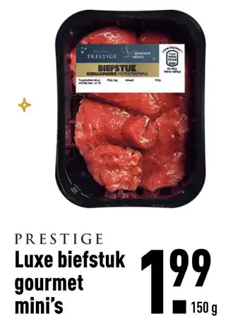 ALDI Luxe biefstuk gourmet mini's aanbieding