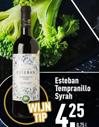 ALDI Esteban Tempranillo Syrah aanbieding