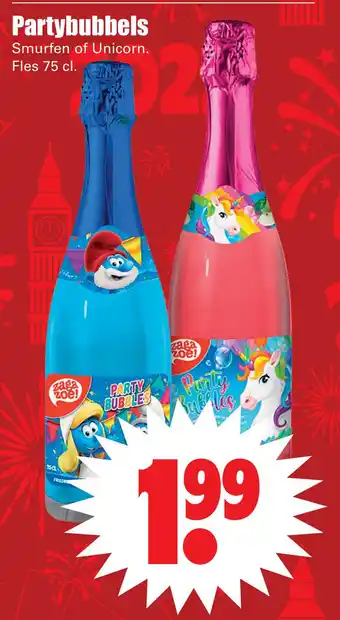 Dirk Partybubbels aanbieding