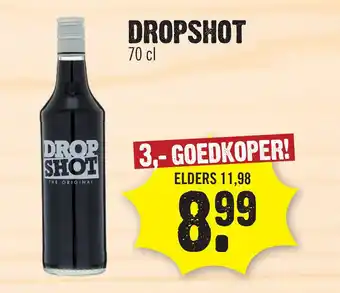 Dirk DROPSHOT 70 cl aanbieding