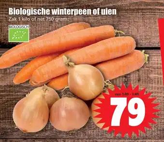 Dirk Biologische winterpeen of uien aanbieding