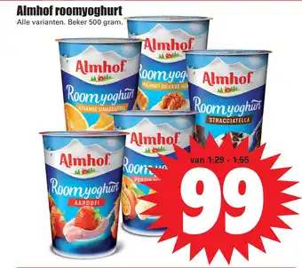 Dirk Almhof roomyoghurt aanbieding