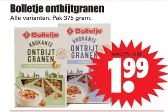 Dirk Bolletje ontbijtgranen aanbieding