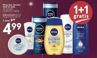 Etos Nivea bad, douche, hand en body aanbieding