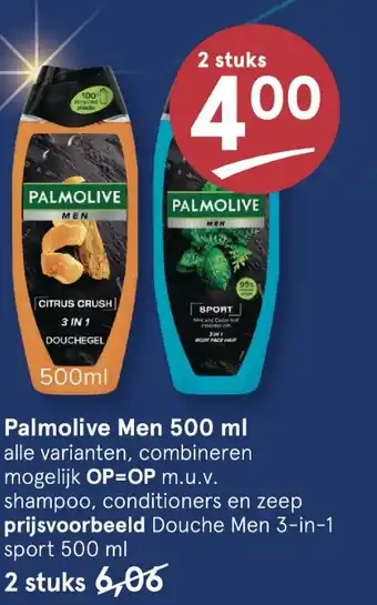 Etos Palmolive Men 500 ml aanbieding