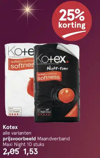 Etos Kotex aanbieding