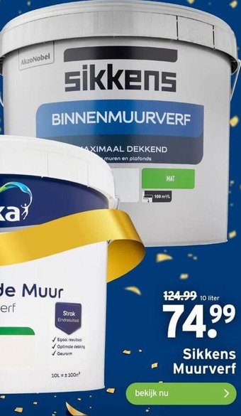 GAMMA Sikkens Muurverf aanbieding
