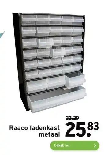 GAMMA Raaco ladenkast metaal aanbieding