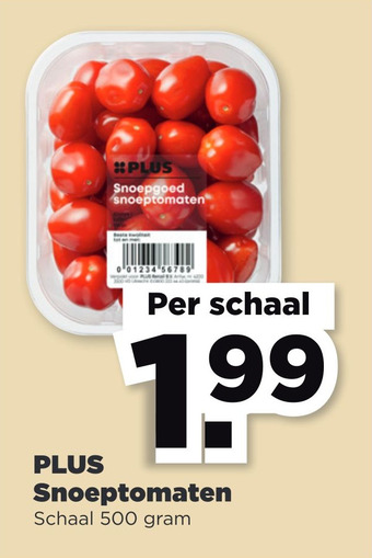 PLUS PLUS Snoeptomaten aanbieding