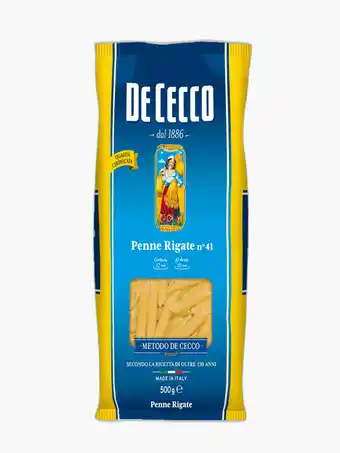Flink De Cecco Penne Rigate N41 500g aanbieding