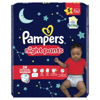 PLUS Pampers night pants maat 5 aanbieding