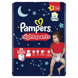 PLUS Pampers night pants maat 6 aanbieding