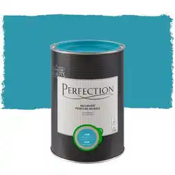 Praxis Perfection Ultradekkend Muurverf - Mat - Lagune Blauw - 1L aanbieding
