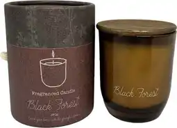Intratuin Intratuin geurkaars in glas Indi Black Forest bruin 40 D 7,8 H 9,3 cm aanbieding