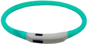 Intratuin Intratuin verlichte hondenhalsband blauw 35 - 65 cm aanbieding