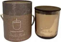 Intratuin Intratuin geurkaars in glas Indi Vanilla Musk beige 40 D 7,8 H 9,3 cm aanbieding
