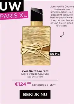 ICI Paris XL Yves Saint Laurent Libre Vanilla Couture aanbieding