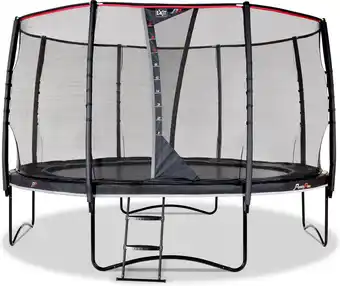Bol.com EXIT PeakPro trampoline rond ø427cm - zwart aanbieding