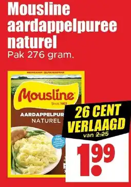 Dirk Mousline aardappelpuree naturel aanbieding