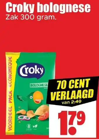 Dirk Croky bolognese aanbieding