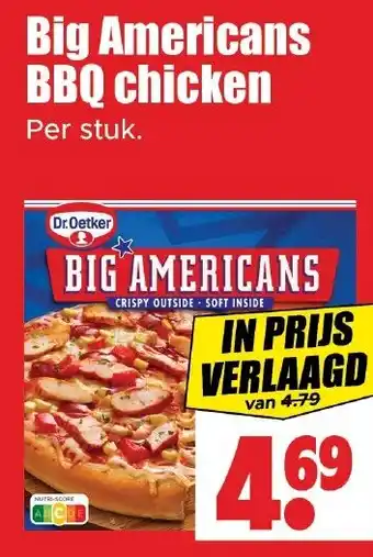 Dirk Big Americans BBQ chicken aanbieding