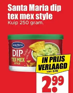 Dirk Santa Maria dip tex mex style aanbieding