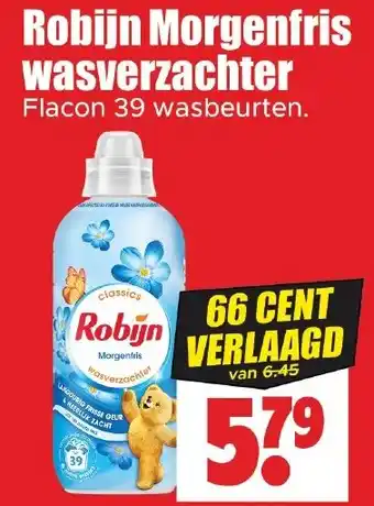 Dirk Robijn Morgenfris wasverzachter aanbieding