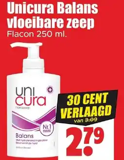 Dirk Unicura Balans vloeibare zeep aanbieding