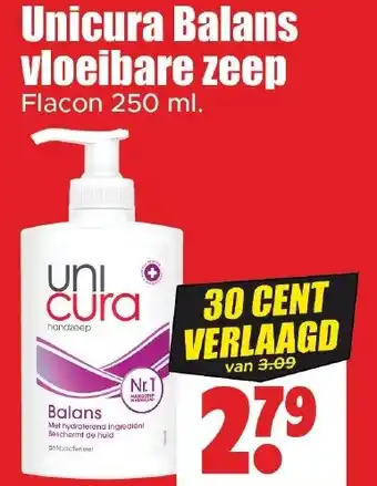Dirk Unicura Balans vloeibare zeep aanbieding