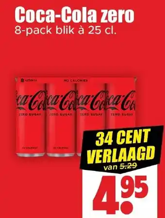 Dirk Coca-Cola zero aanbieding
