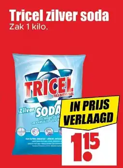 Dirk Tricel zilver soda aanbieding