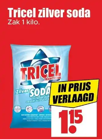 Dirk Tricel zilver soda aanbieding