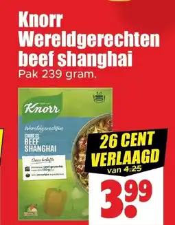 Dirk Knorr Wereldgerechten beef shanghai aanbieding