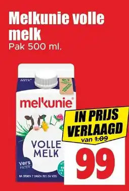 Dirk Melkunie volle melk aanbieding