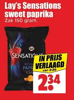 Dirk Lay's Sensations sweet paprika aanbieding