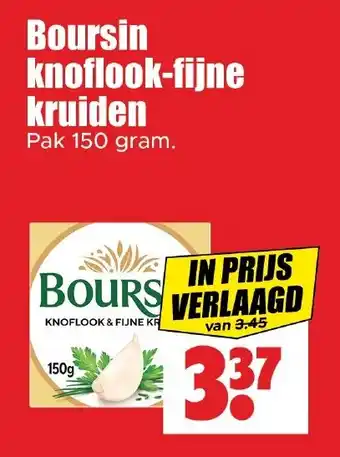 Dirk Boursin knoflook-fijne kruiden aanbieding