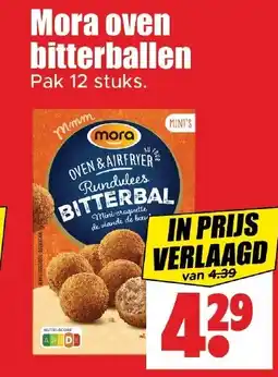 Dirk Mora oven bitterballen aanbieding
